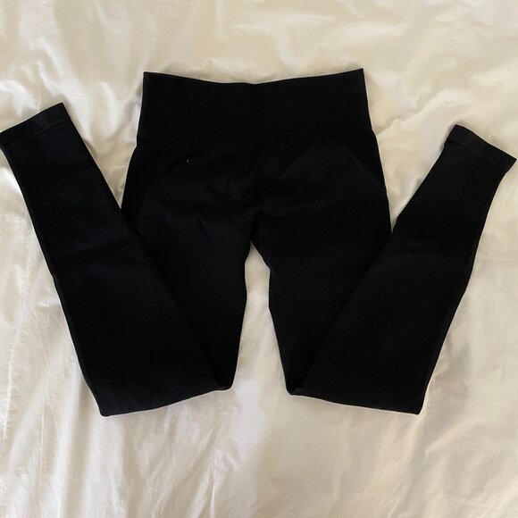 House iD Black Leggings Size S/M - Picture 1 of 3